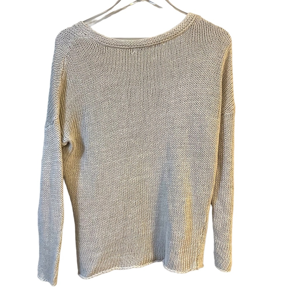 Linen Part Two Grey Knit Sweater - Picture 2 of 7